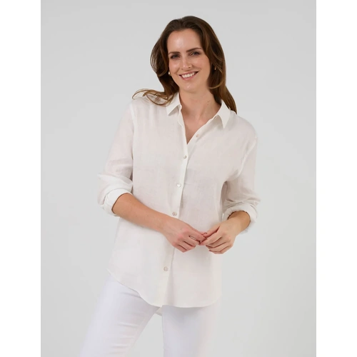 Stella + Gemma Perfect White Shirt - White [Size: 12]