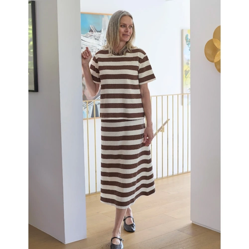 Stella + Gemma Jean Top - Choco Stripe