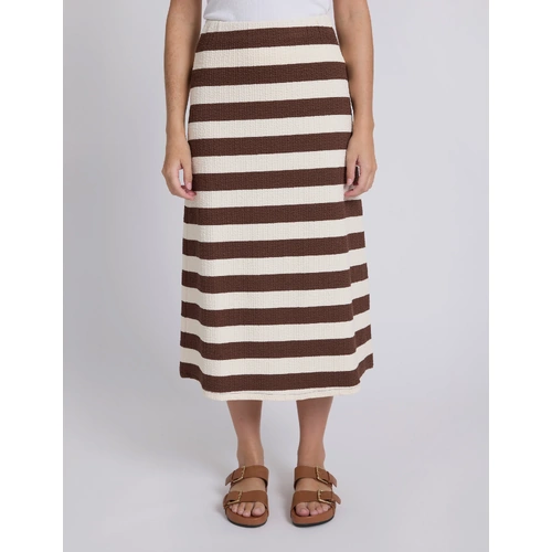 Stella + Gemma Jordie Skirt Choco Stripe