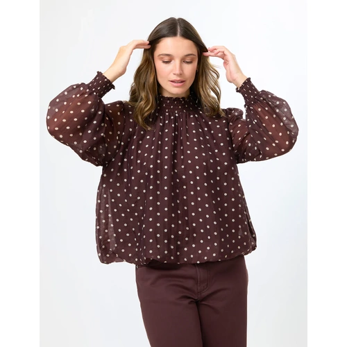 Stella + Gemma Sue Blouse - Choc Spot
