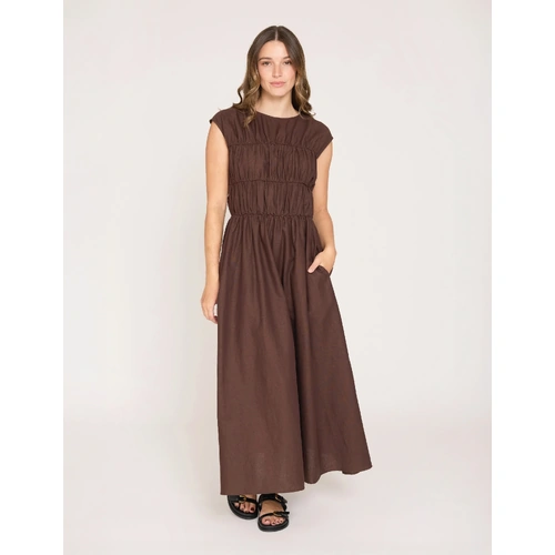 Stella + Gemma Natalie Dress - Chocolate