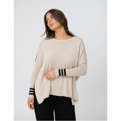 Stella + Gemma Farah Knit - Natural/Black