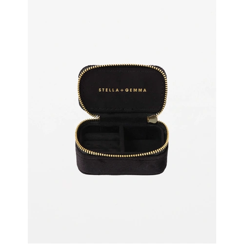 Stella+Gemma Small Rectangle Jewellery Box - Black