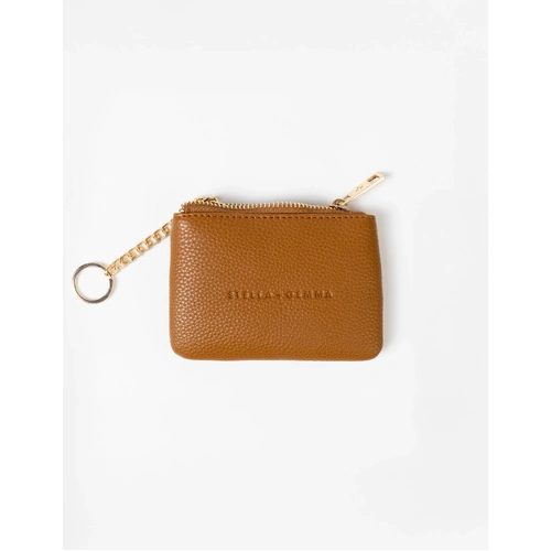 Stella+Gemma Logo Coin Purse - Caramel