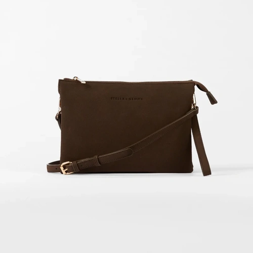 Stella + Gemma Frankie Multi Pouch Bag - Chocolate