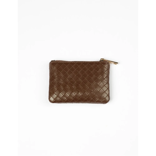 Stella + Gemma Logo Coin Purse - Espresso