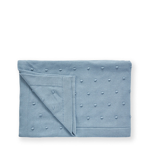 Nana Huchy Bobble Baby Blanket - Baby Blue