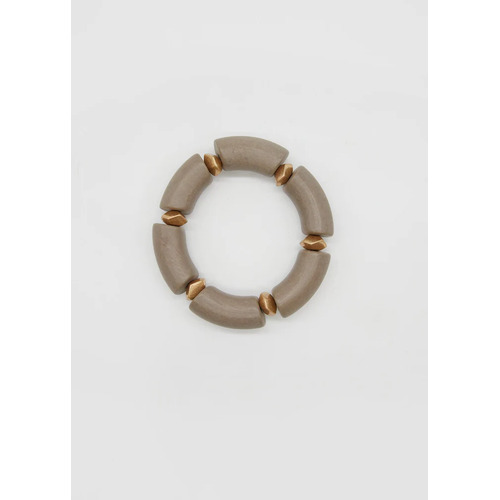 Stella+Gemma Bracelet wood beads - Brown
