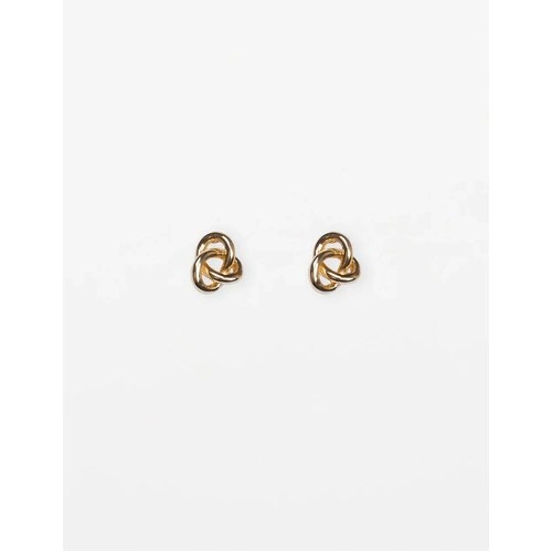 Stella+Gemma Large Knot Earrings - Gold