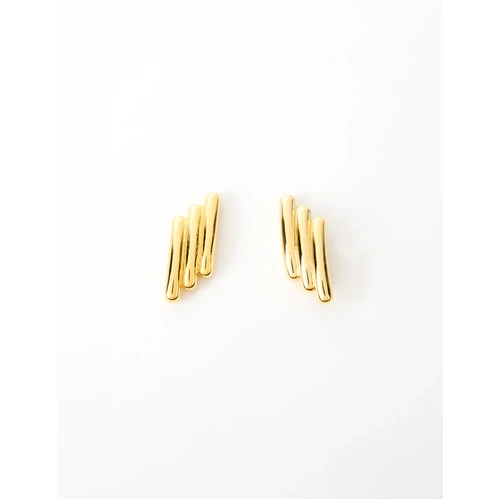 Stella+Gemma Solid Bar Earrings - Gold