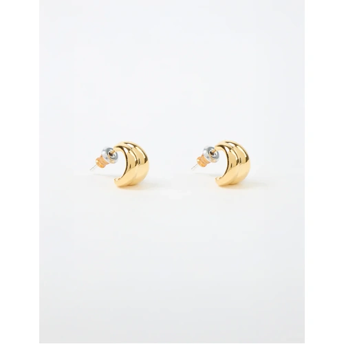Stella+Gemma Double Bar Hoop Earrings - Gold