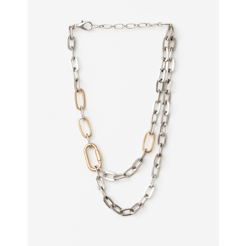 Stella+Gemma-Gold/Silver Duo Chain Choker