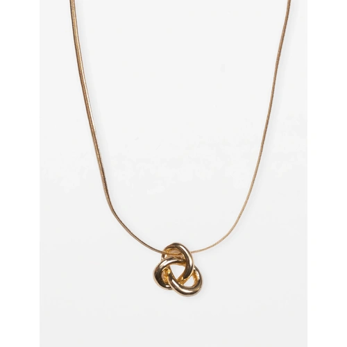 Stella+Gemma Knot Necklace - Gold