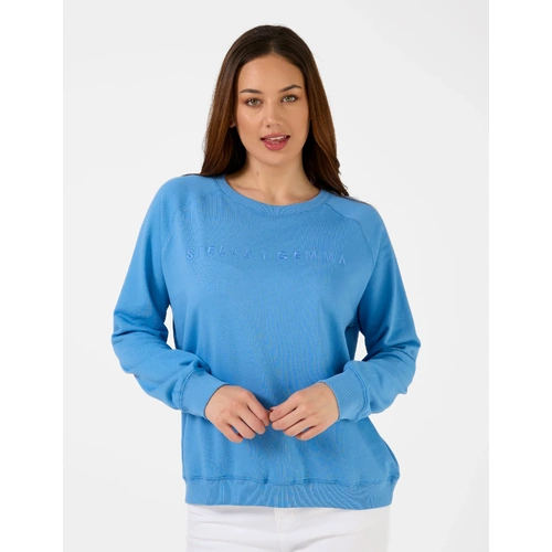 Stella+Gemma Classic Logo Sweater - Sky