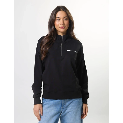 Stella + Gemma Core 1/4 Zip Sweat - Black