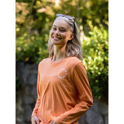 Stella+Gemma-Basic Amber Logo L/S Tee-Aged Amberglow [Size: 10]