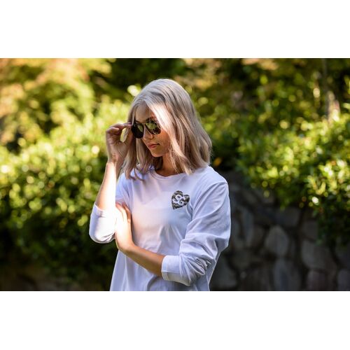 Stella+Gemma-Heart L/S Tee-White