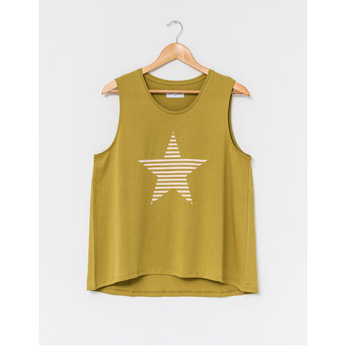 Stella+Gemma Moss Blush Stripe Star Tank [Size : 10]