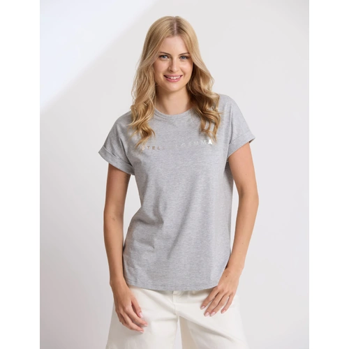 Stella+Gemma Soho Cuff Crew - Grey Marle