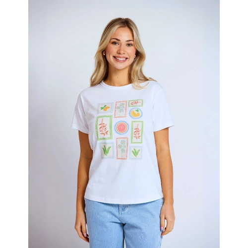 Stella+Gemma Postcards from Italy Ace Tee - White