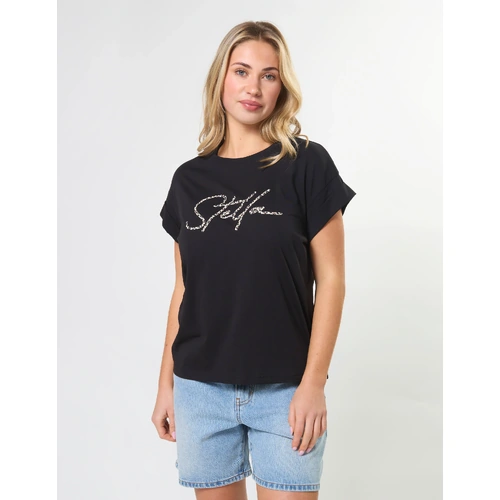 Stella+Gemma Cuff Tee Stella Cub - Black