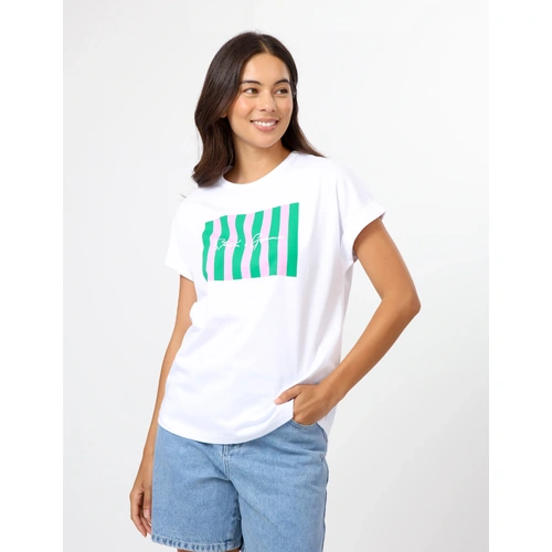 Stella + Gemma Soho Cuff Crew - Picnic Stripes