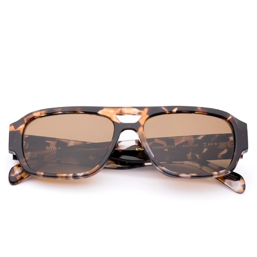 Sito Atlas Sunglasses - Pebble Tort/Brown Polarized