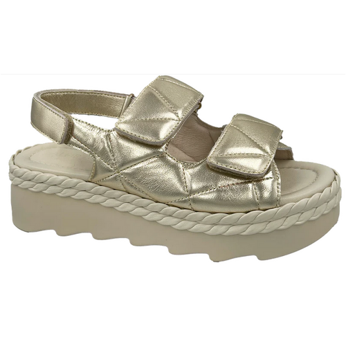 Alfie & Evie Situation Leather Sandal - Gold