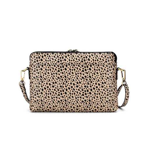 Black Caviar Designs Kiara Crossbody/Clutch Bag - Pebbled
