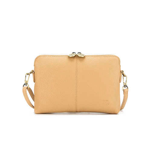 Black Caviar Designs Kiara Crossbody/Clutch Bag - Linen