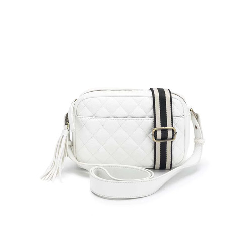 Black Caviar Designs Mattea Crossbody Bag - White