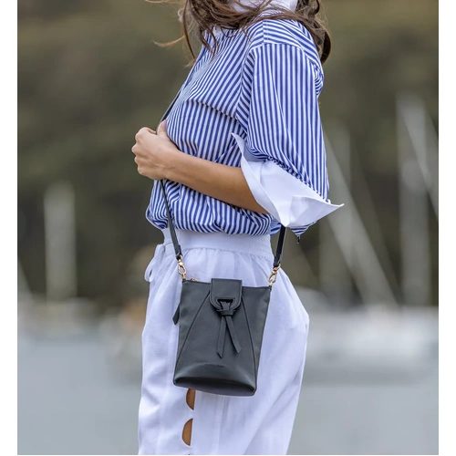 Black Caviar Lainey Phone Crossbody Bag - Back