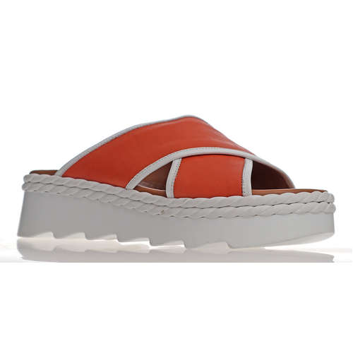 Alfie & Evie Sophie W Leather Sandal - Sunburn [Size: 38]