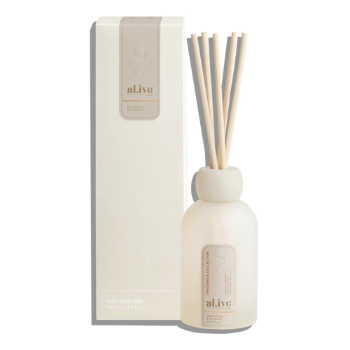 Al.ive Body Reed Diffuser - Sea Cotton & Coconut