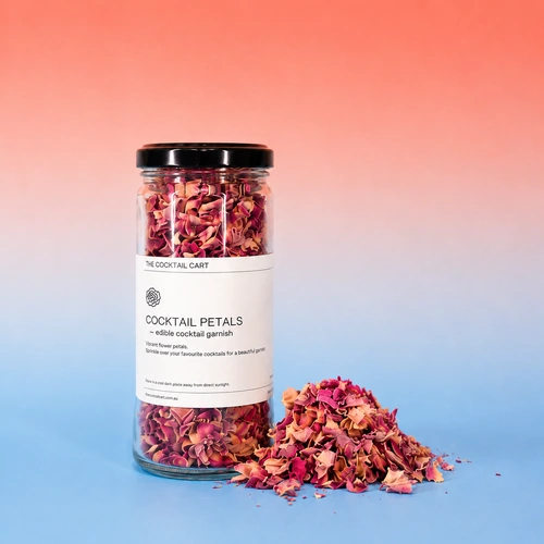 The Cocktail Cart - Cocktail Petals - Dried Cocktail Garnish 12g