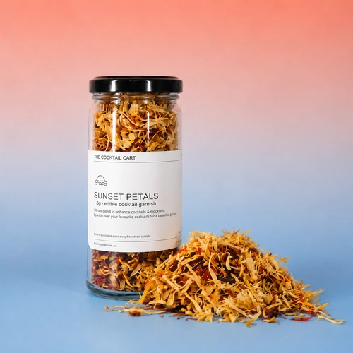 The Cocktail Cart - Sunset Petals - Dried Cocktail Garnish 12g