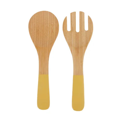 Assemble Bala Set 2 Bamboo Salad Server 7x23cm - Bold
