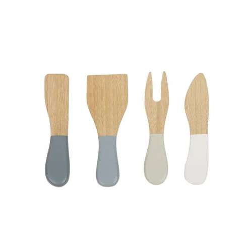Assemble Bala S/4 Bamboo Cheese Knives 14cm Sea