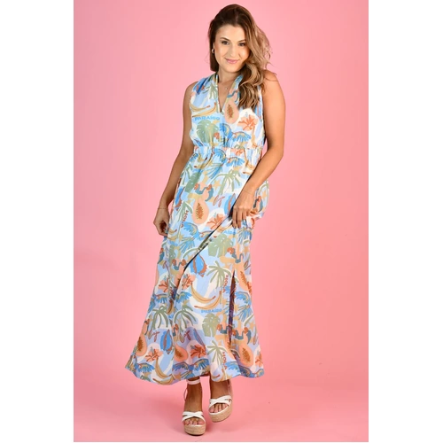 Go Girl Honeymoon Maxi Dress - Paraiso Blue
