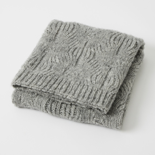 Nordic Kids Florence Wool Blend Baby Blanket - Grey