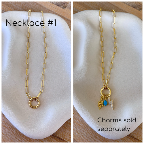 Vintage Lane Gold Necklace with Clasp