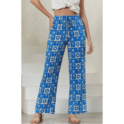 Wits The Label Pants - Blue Print