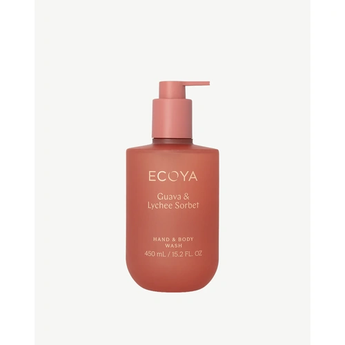 Ecoya Hand & Body Wash - Guava & Lychee