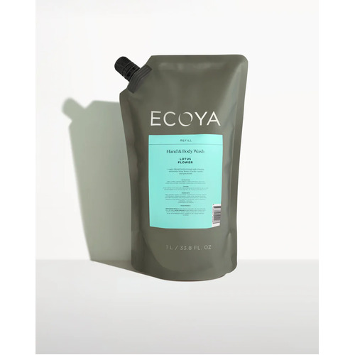 Ecoya Hand & Body Wash Refill 1L - Lotus Flower