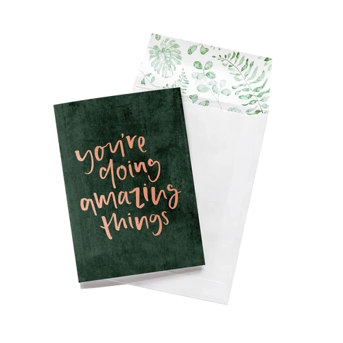 Emma Kate You're Doing Amazing Things Card
