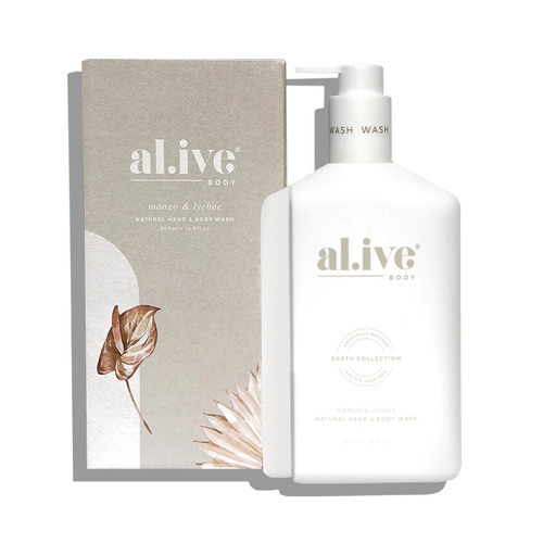 Al.ive Body Hand & Body Wash 500ml - Mango & Lychee