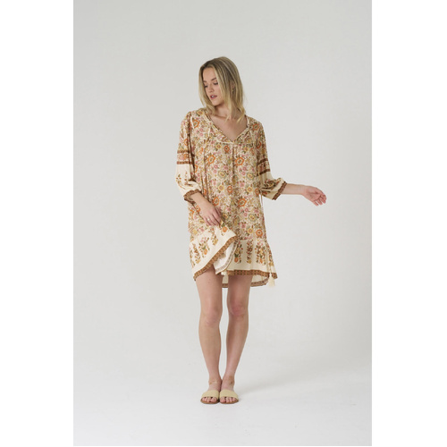 HQ Rayon Floral Dress - Multi