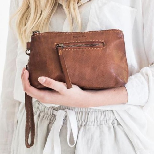 Juju & Co Small Leather Pouch